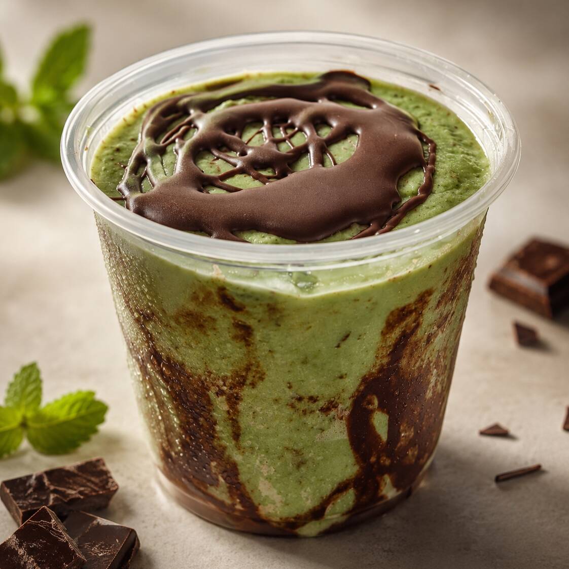 O equilíbrio perfeito entre a refrescância intensa da menta e a riqueza do chocolate meio amargo! Cada colherada oferece uma explosão de sabor que une a suavidade cremosa a pedacinhos crocantes de chocolate, criando uma experiência clássica e revigorante