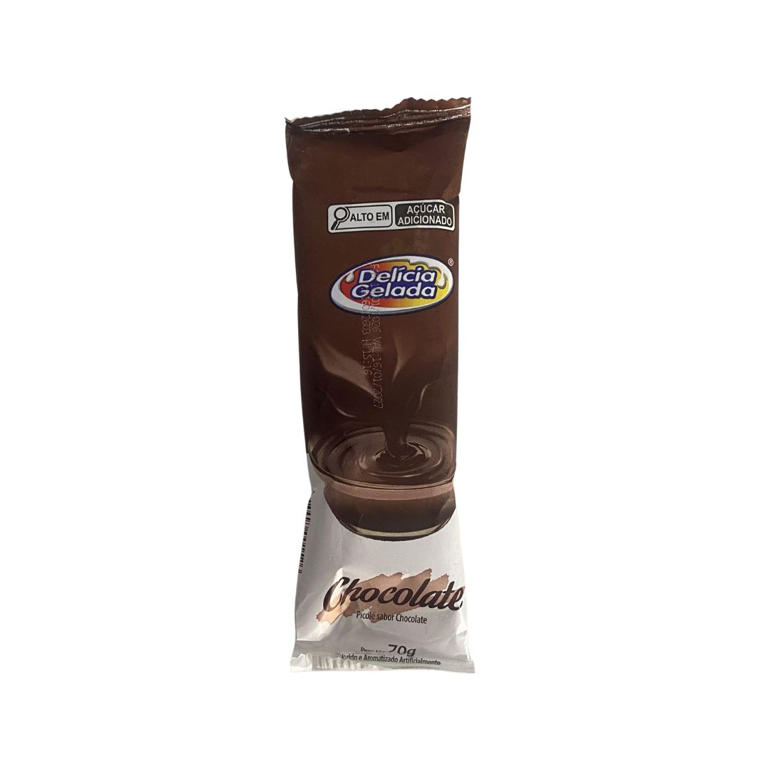 Picolé sabor chocolate 70g