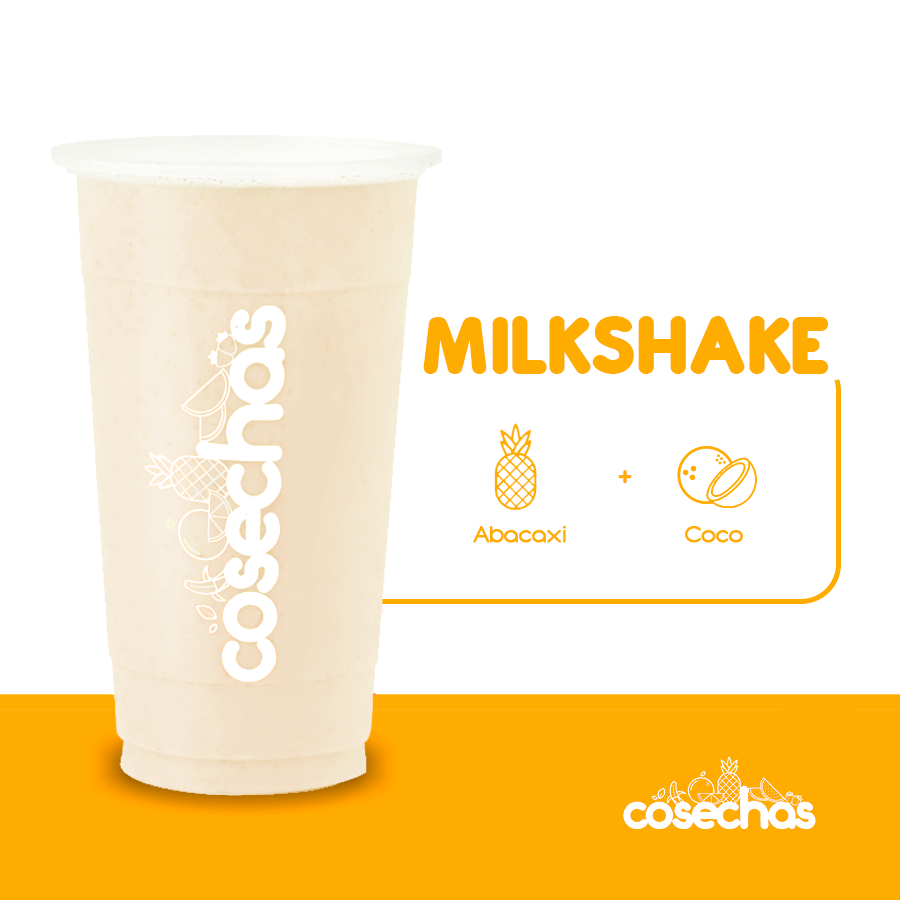 Uma bebida cremosa que combina o sabor do abacaxi com a suavidade do coco, resultando em um milkshake leve e saboroso.