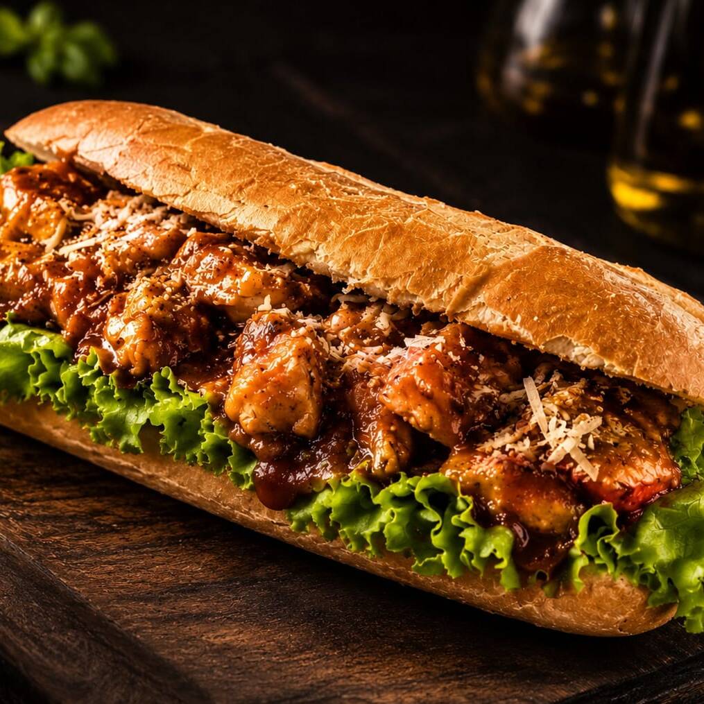 Sándwich Gourmet con Lomito de Cerdo