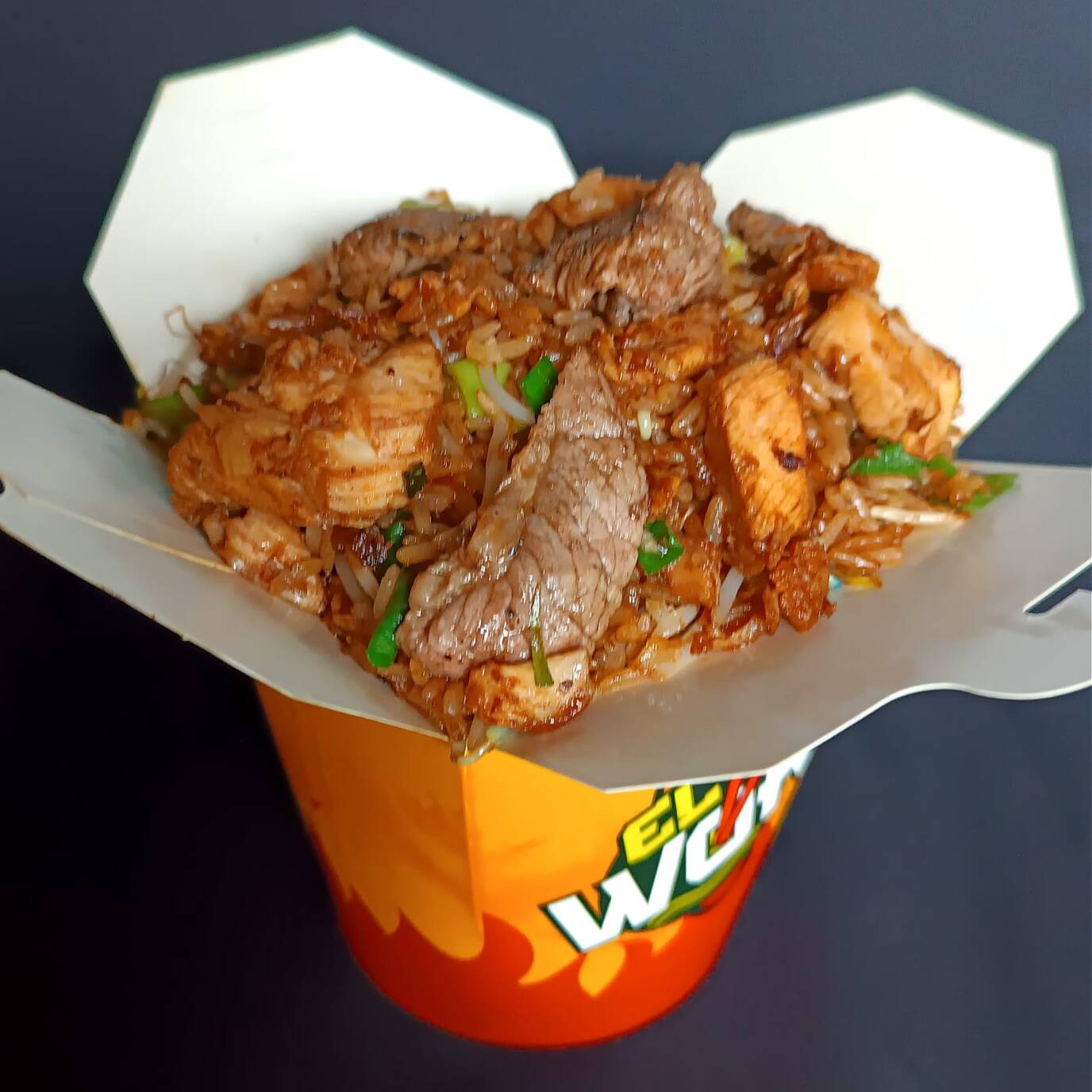 Arroz con Pollo y Carne