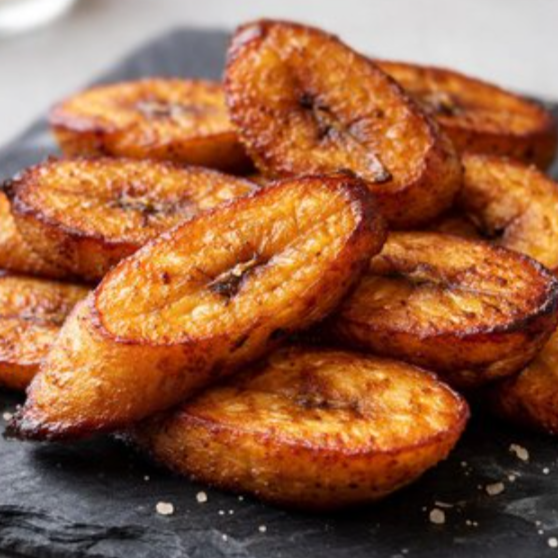 Banana da terra frita aproximadamente 100g