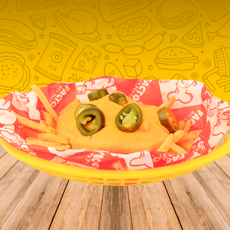 Papas Francesa con Queso Medianas