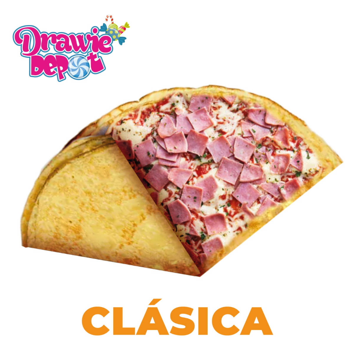 Crepa Clasica ( Jamon y Queso )