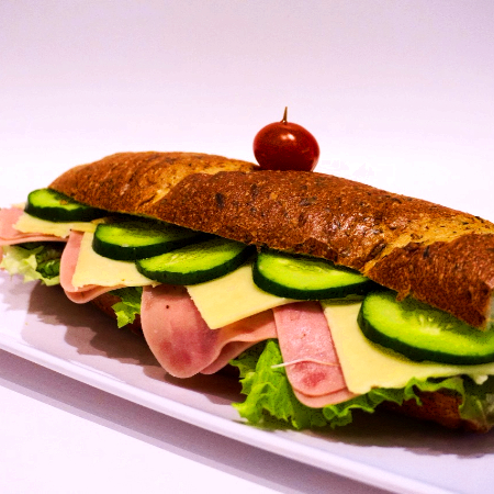 Baguette de Jamón y Queso