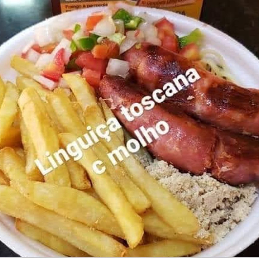 Arroz + feijão + Macarrão + farofa