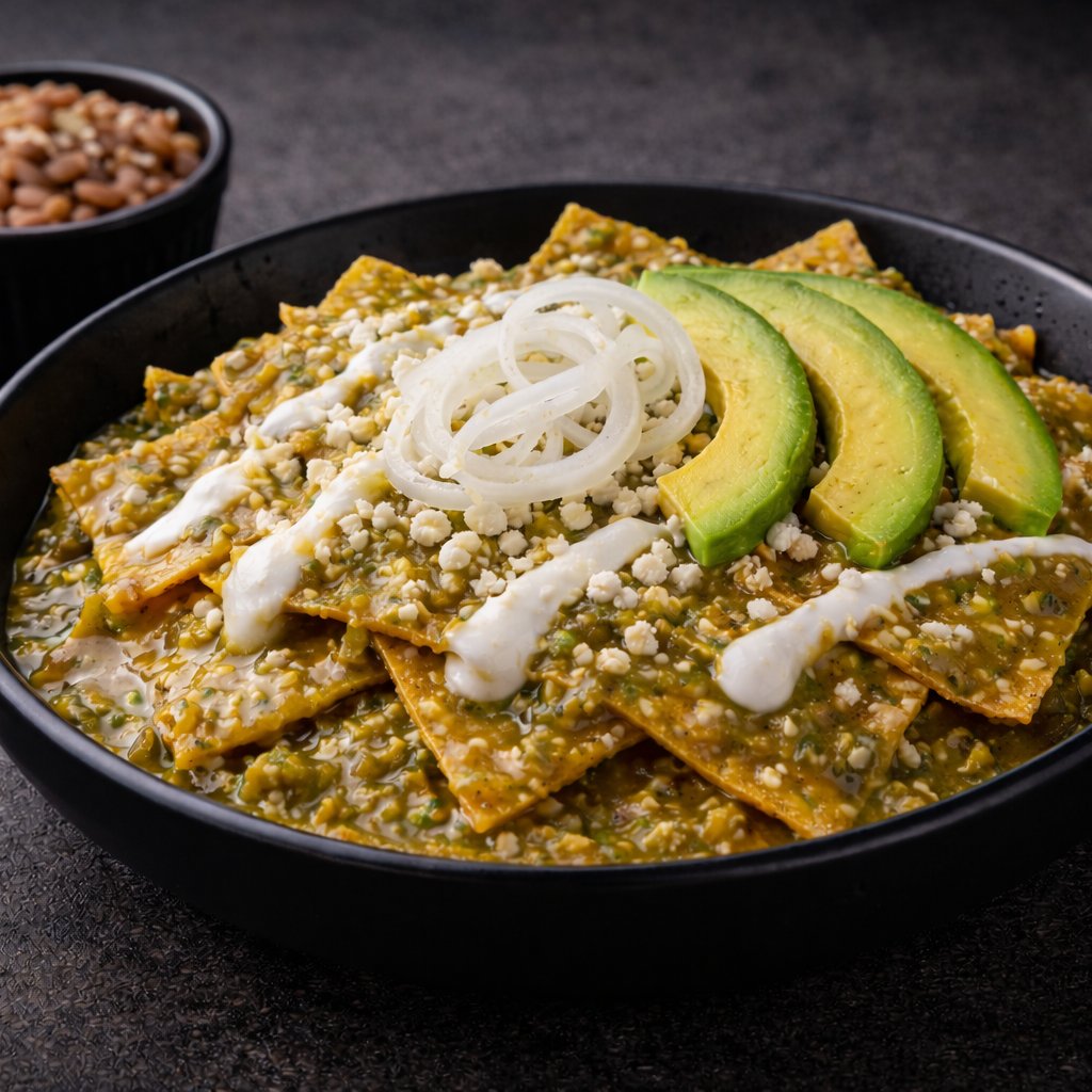 Chilaquiles con Queso