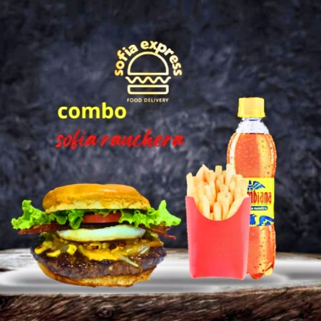 Combo hamburguesa Sofia ranchera