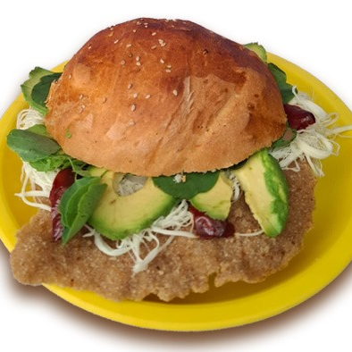 Cemita con Milanesa de Pollo
