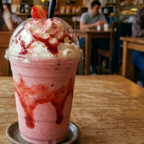 FRAPEE DE FRESA DE 16 OZ