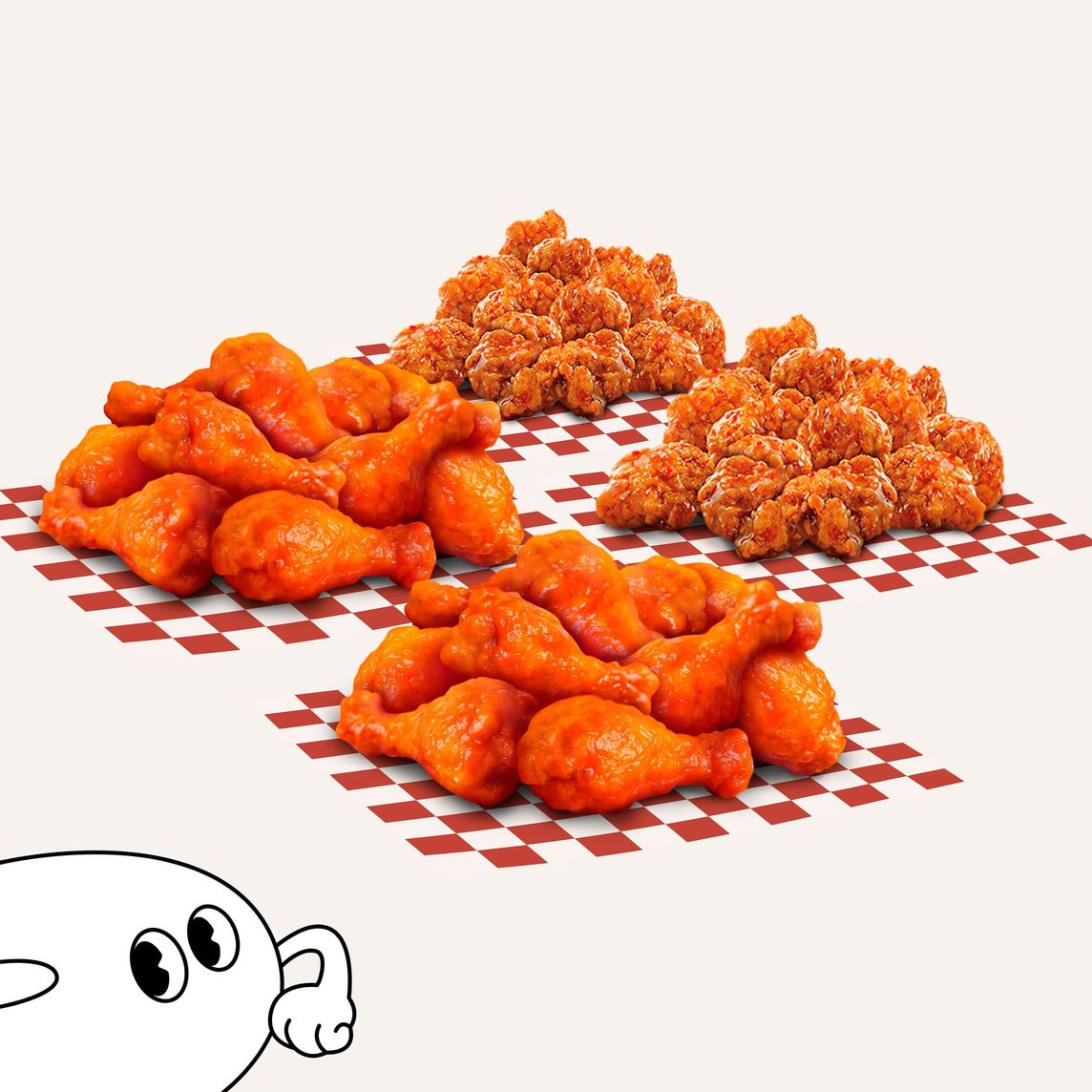 Alitas 20 pzs y/o Boneless 1000 gr
