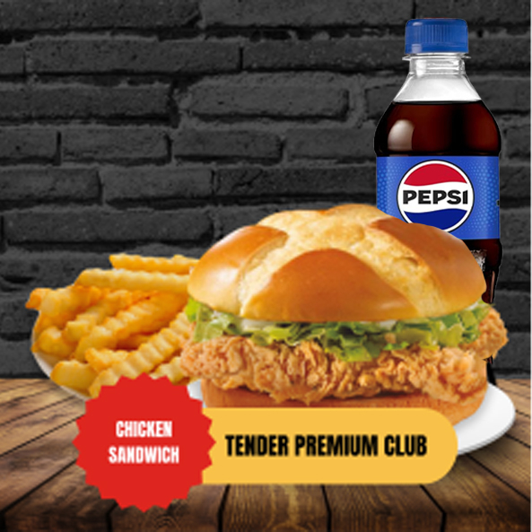 Combo Chicken Sándwich Tender Premium Club