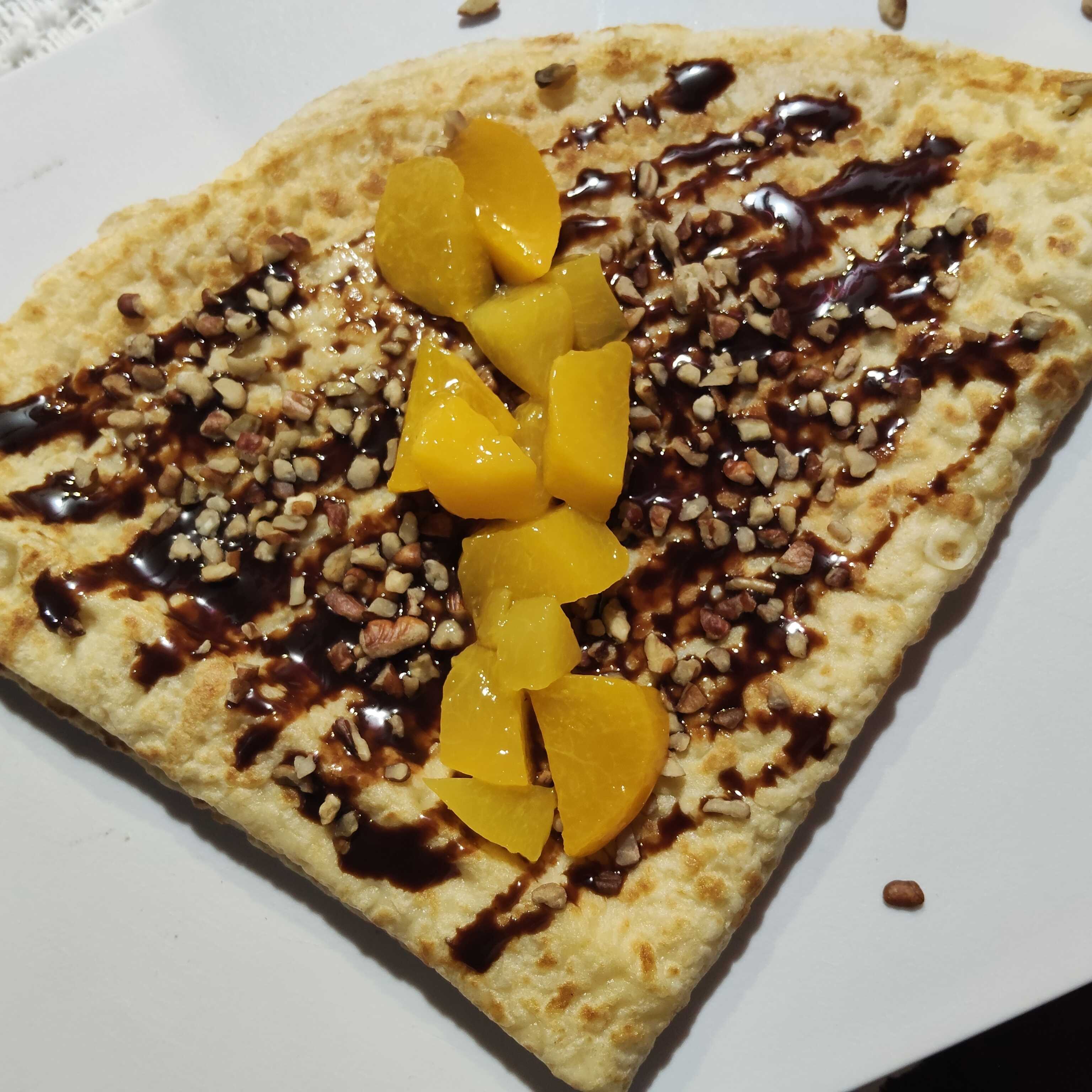Crepa con durazno