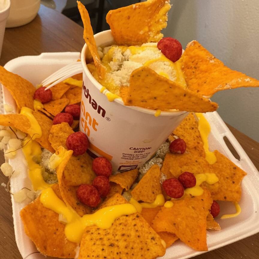 Charola con Maruchan