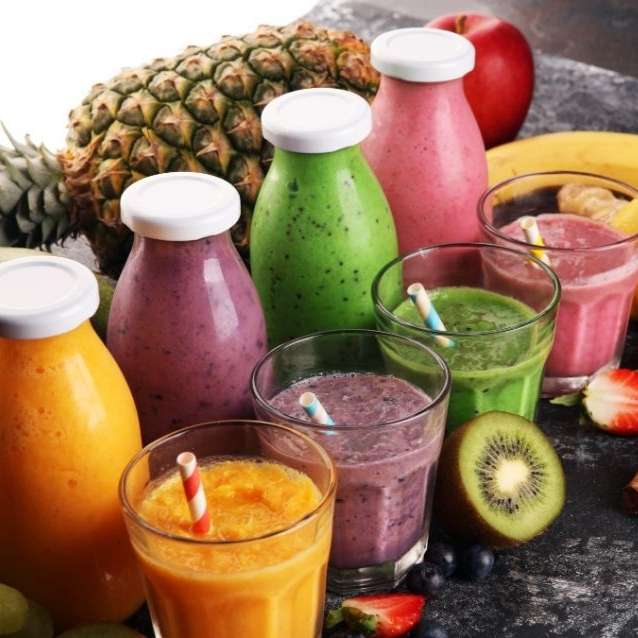 JUGOS NATURALES EN LECHE