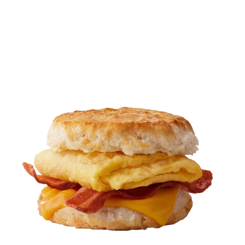 BISQUET CON HUEVO QUESO Y TOCINO