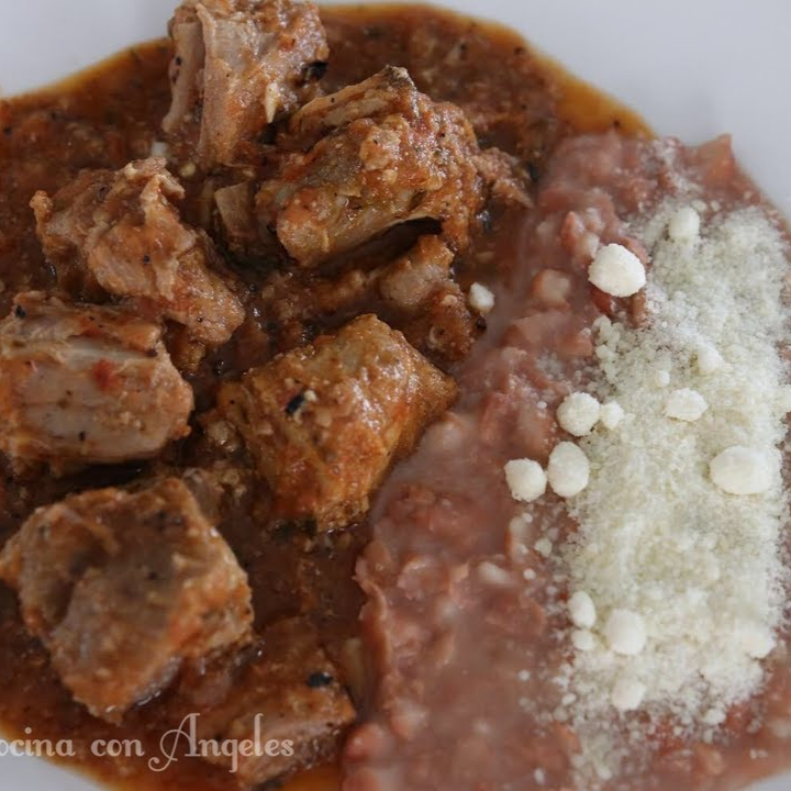 puerco en verde
