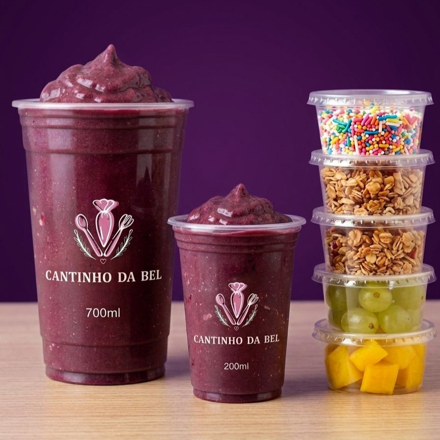 Compre um copo de 700ml com 5 acompanhamento e ganhe um copo 200ml