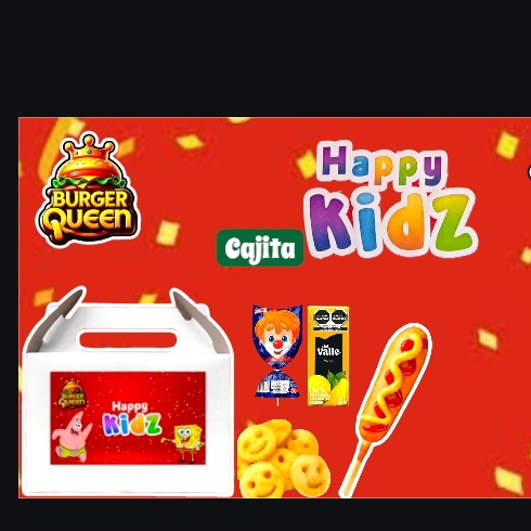 Cajita happy kidz/banderilla