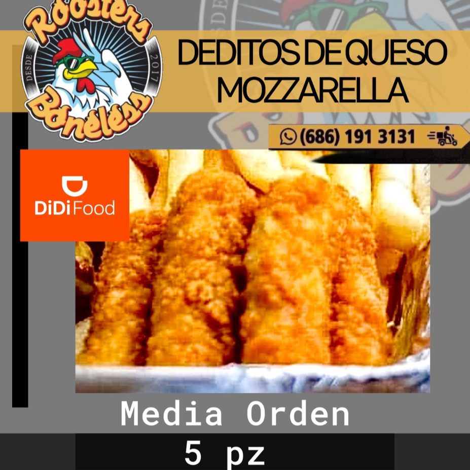 Dedos de Queso 1/2 Orden