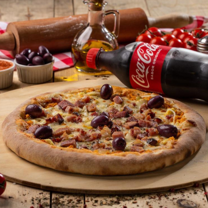 1 pizza broto + Refri 600ml