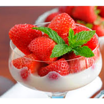 FRESAS CON CREMA