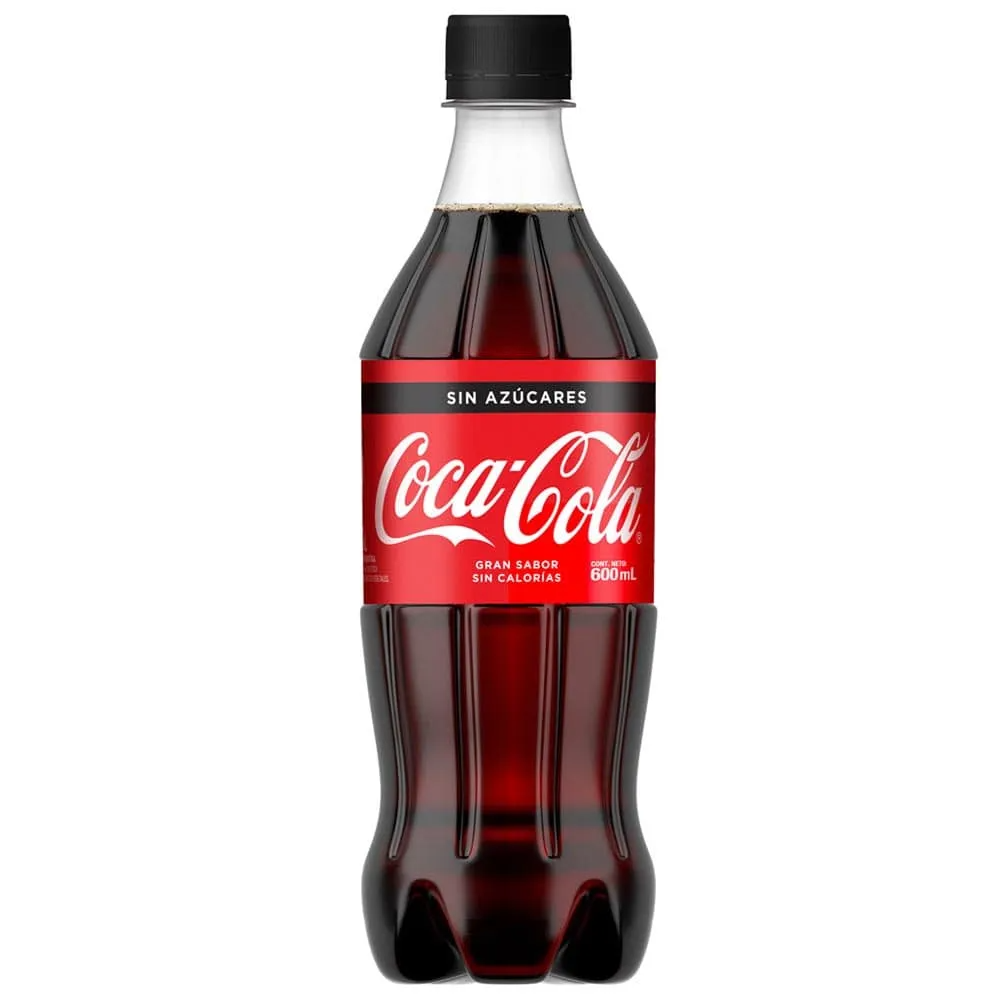 COCA SIN AZUCAR 600 ML