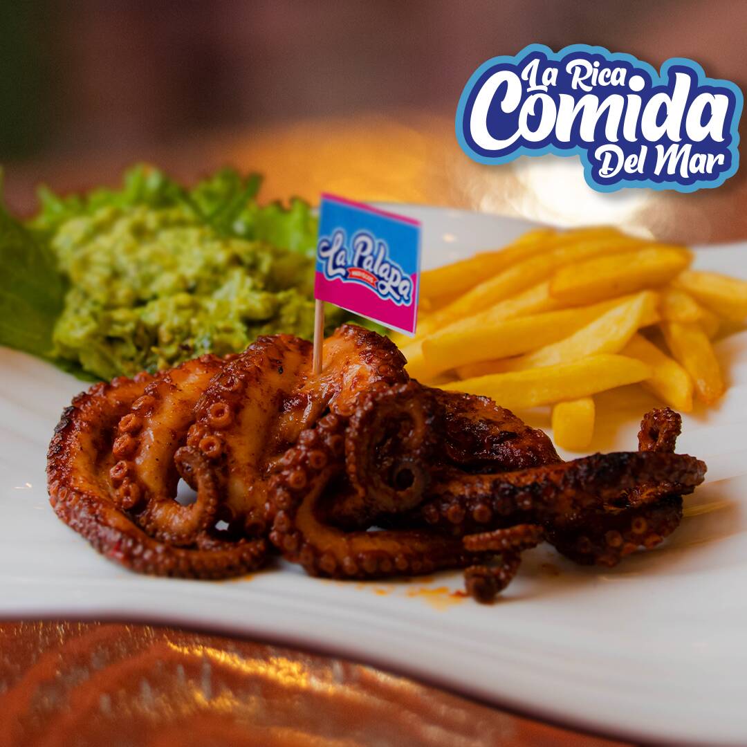 Pulpo estrella Chamuscados