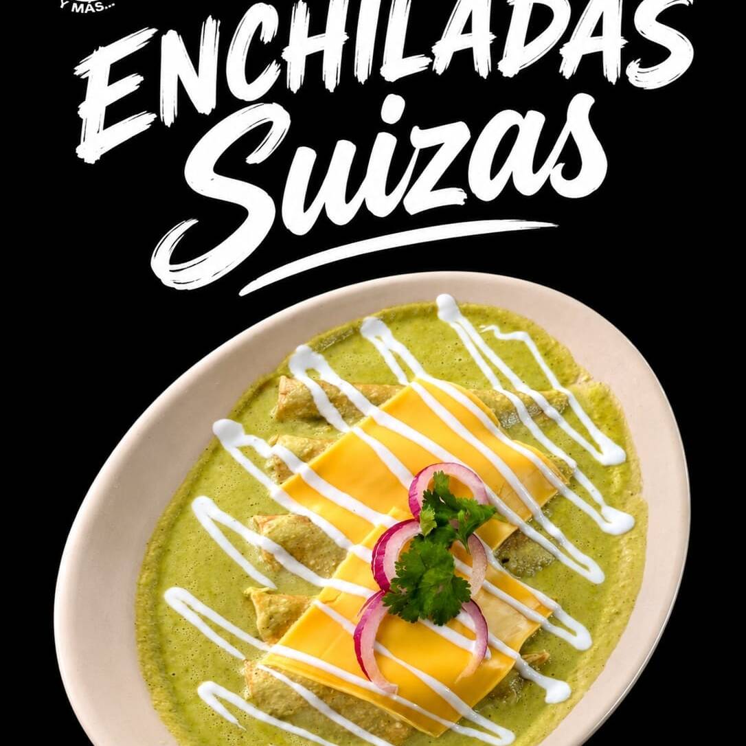 Enchiladas Suizas (5 Piezas)