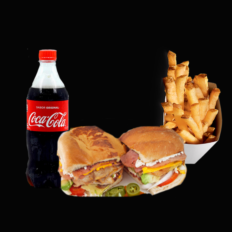 Combo Torta Cubana 700g. Refresco,+ Papas.