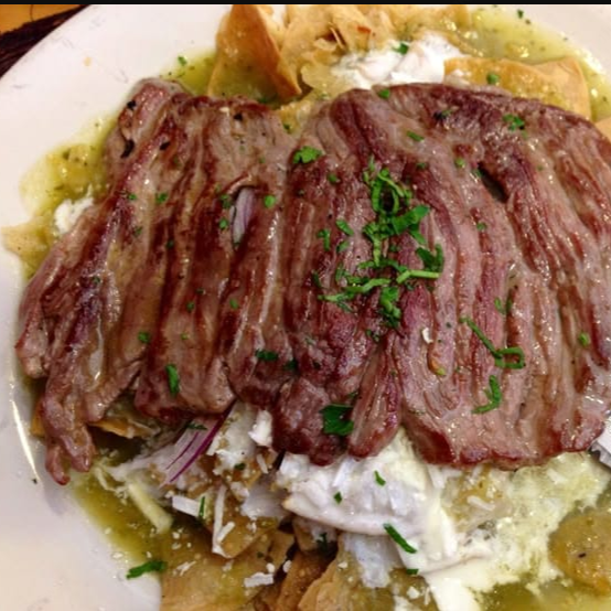 Chilaquiles C/Bistek