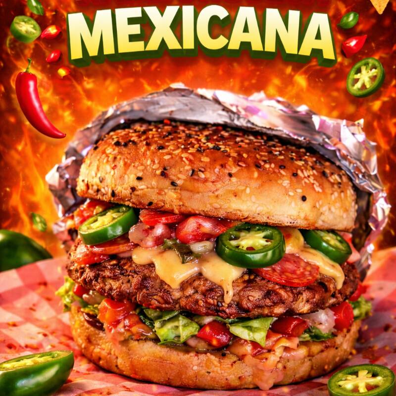 HAMBURGUESA MEXICANA 🍔