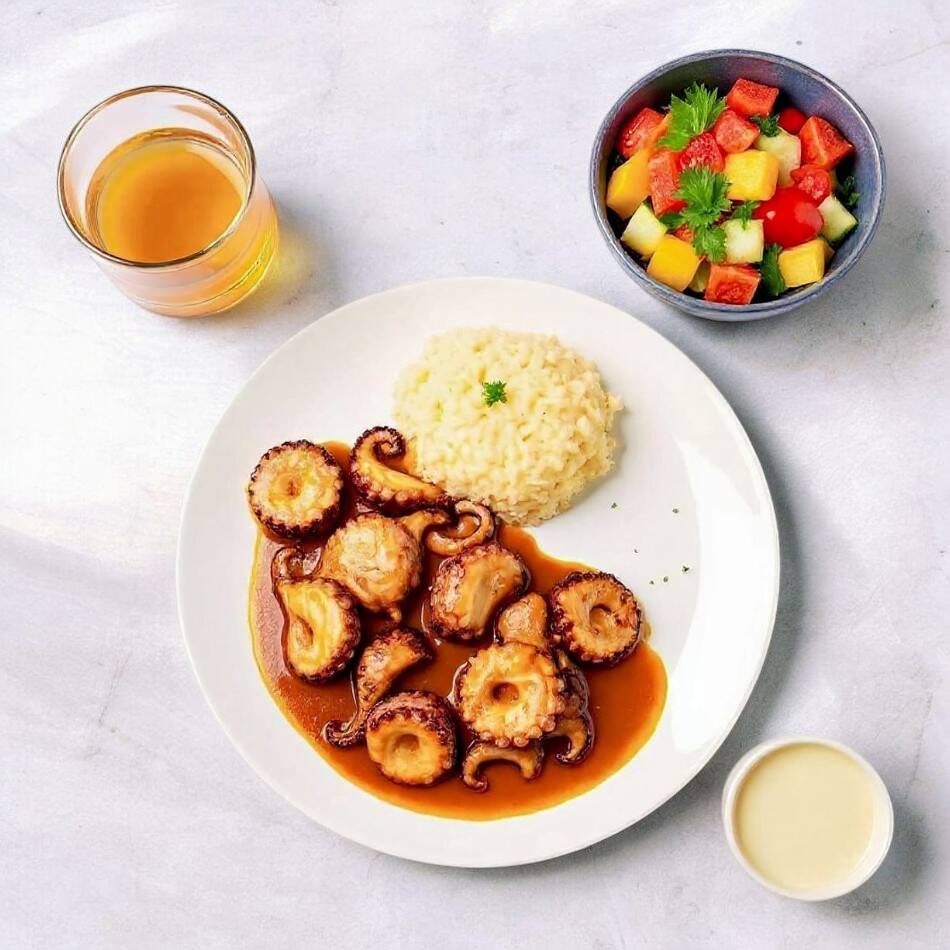 Pulpo al tamarindo