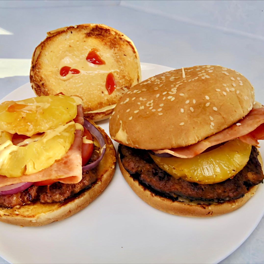Hamburguesa Hawaiana Grande