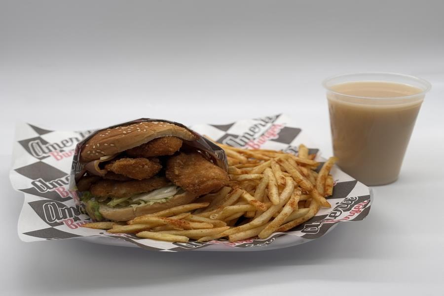 PAQ 6 HAMBURGUESA DE PECHUGA DE POLLO