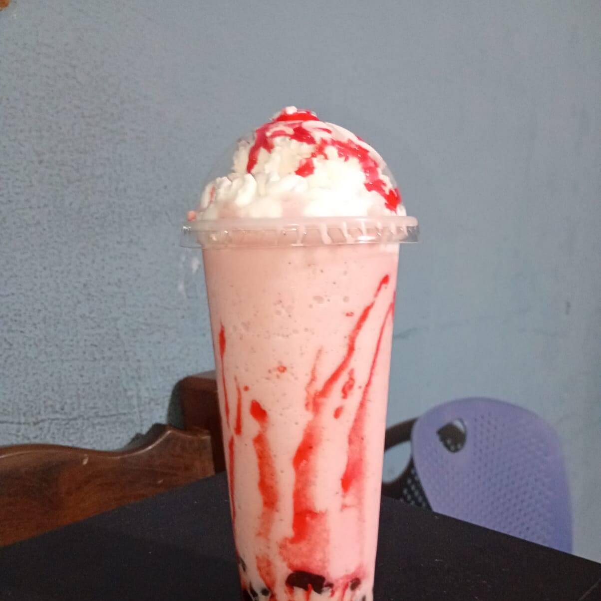Frape Fresas con Crema