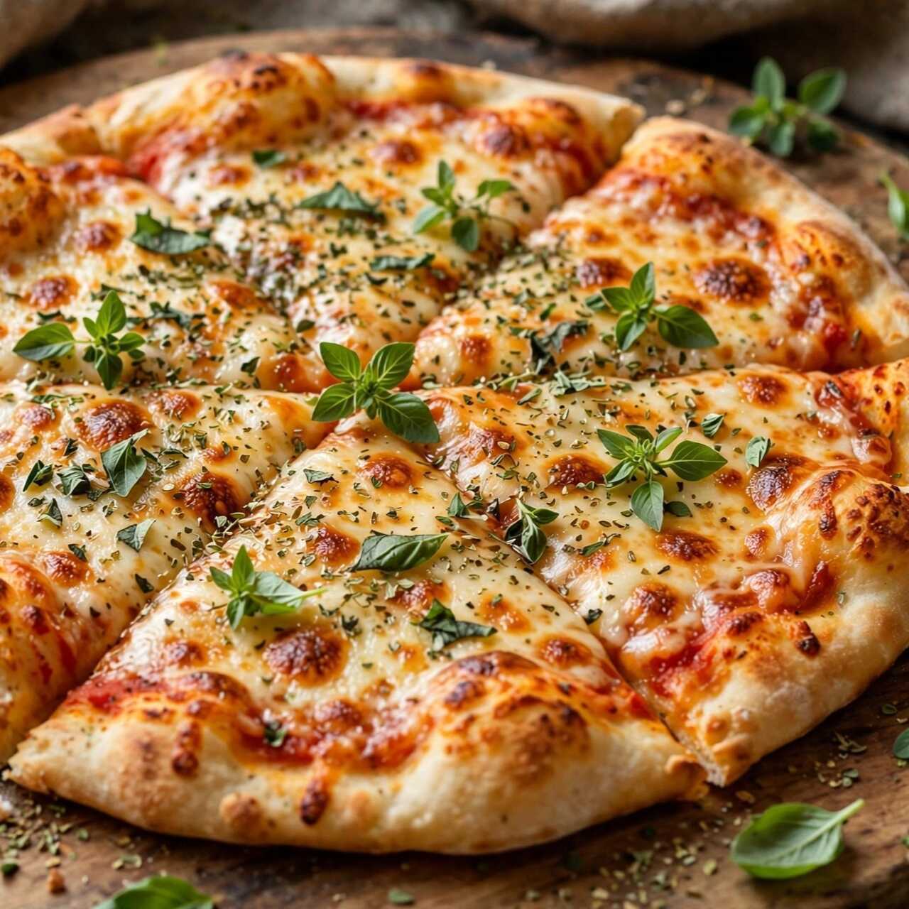 Pizza Queso y Especias