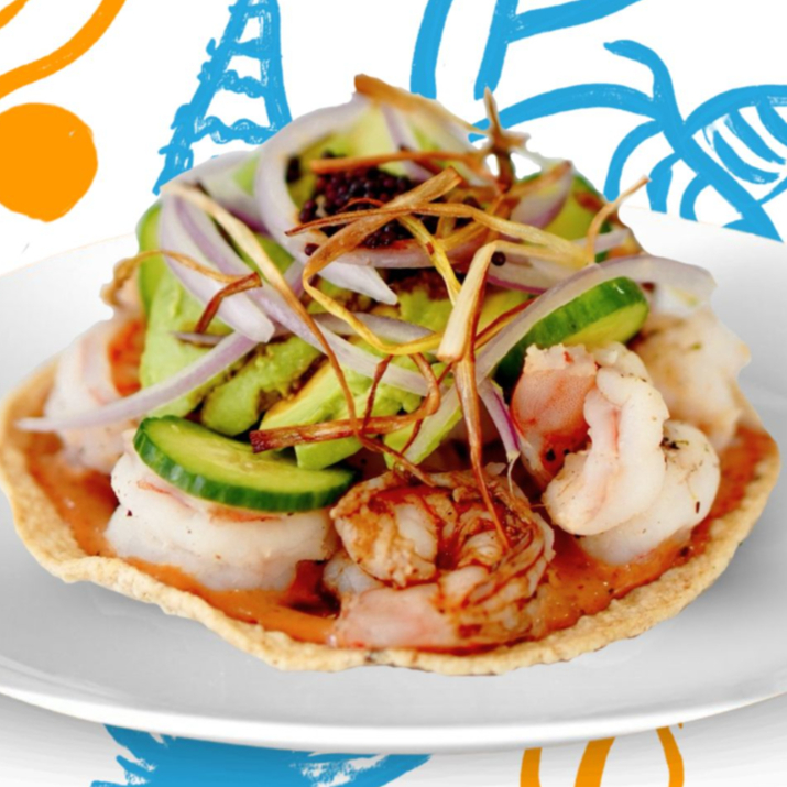 Tostada de Camarón Clásico  🫓