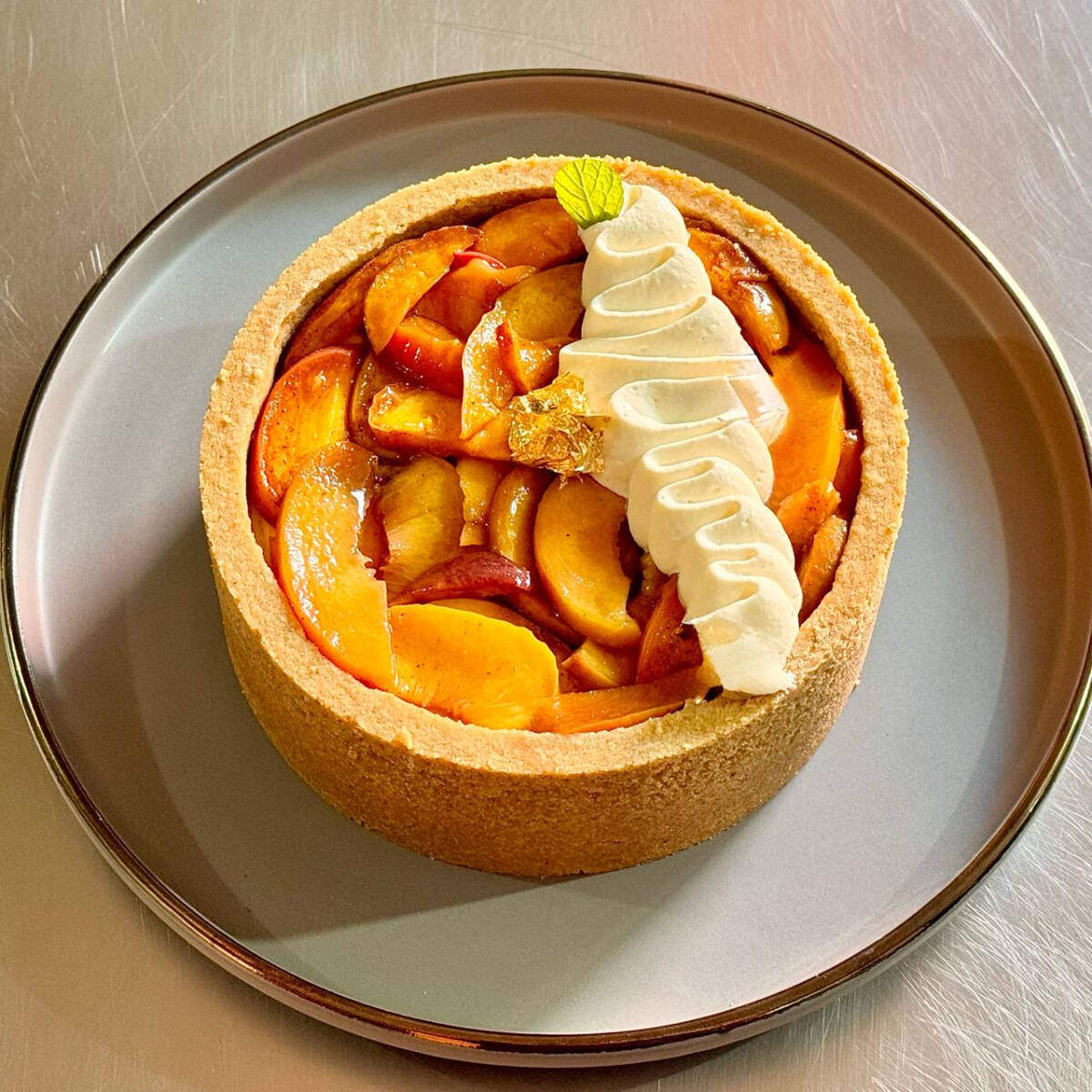 Cheesecake Horneado De Durazno