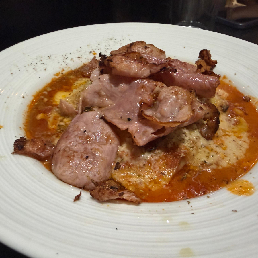 LASAÑA DE CARNE C/TOCINO