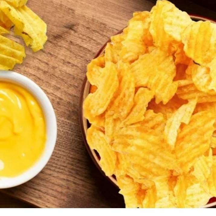 Ruffles Verdes con Queso de Nacho