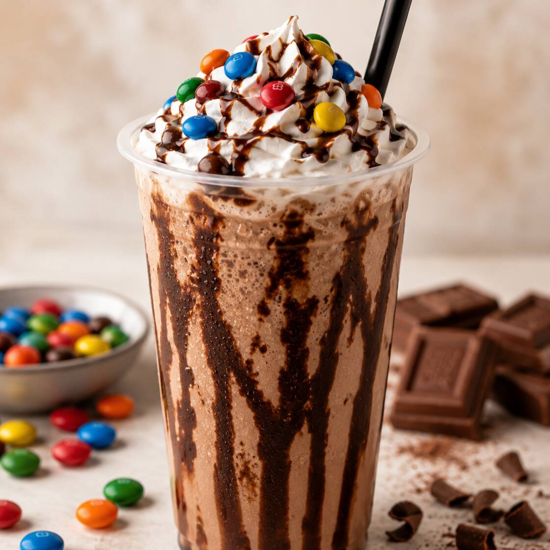 Frappe Chocolate Y Lunetas