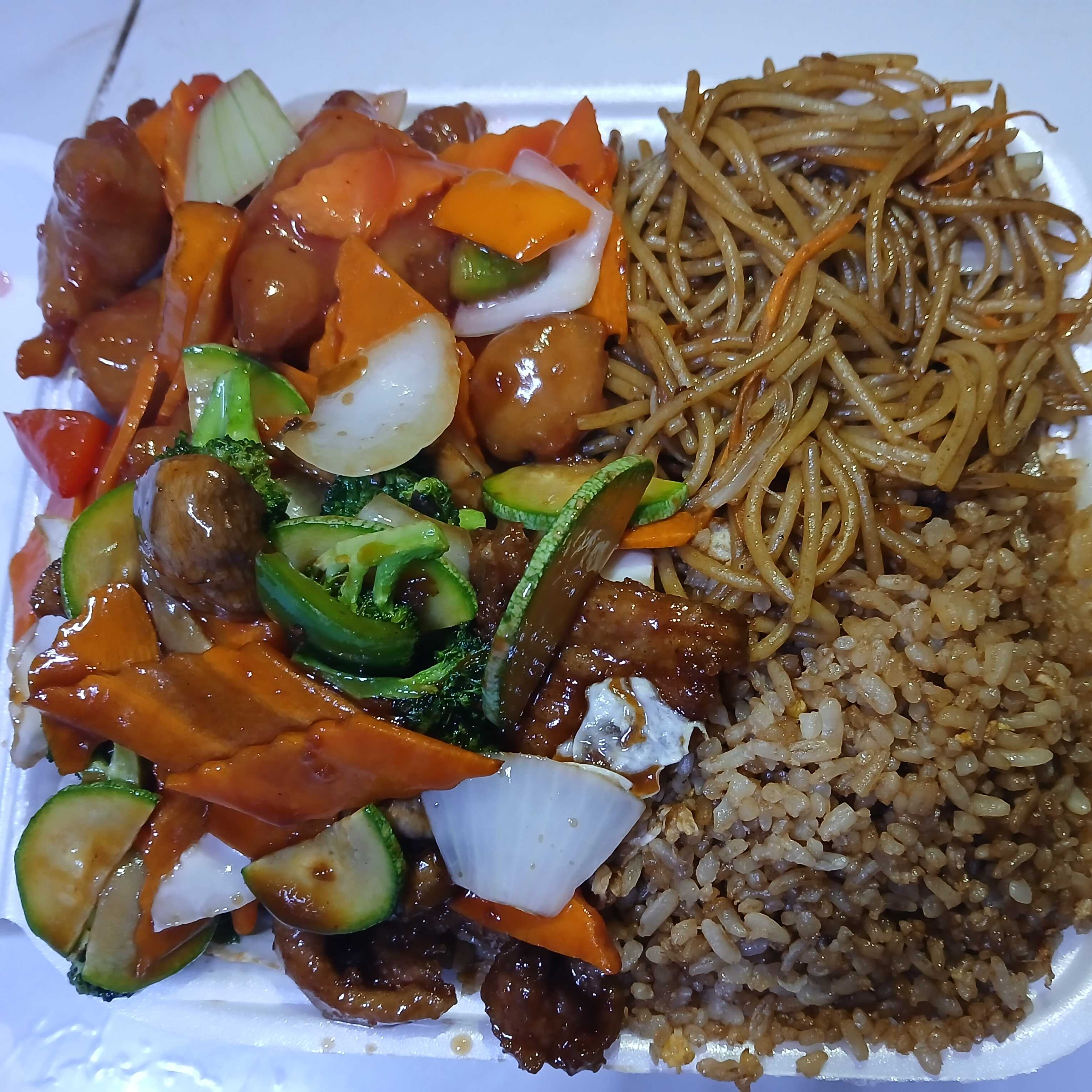 Puerco agridulce mediano
