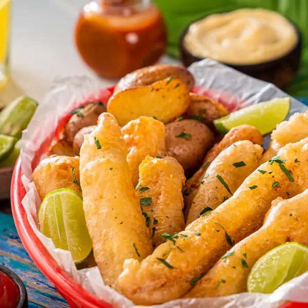 pescado a granel para 4 personas