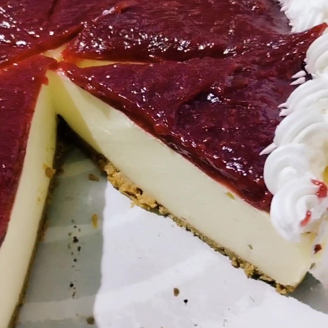 Rebanada Cheesecake de Frambuesa