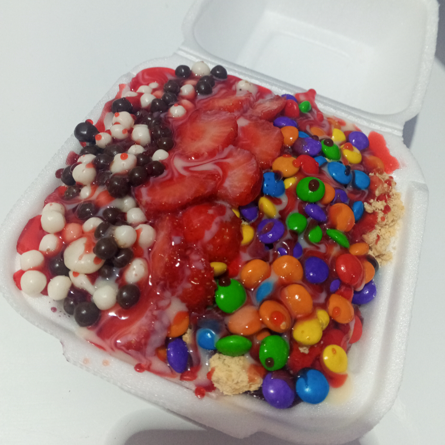 Açaí, Sucrilhos,MM, shochobool ,Morango, leite condensado