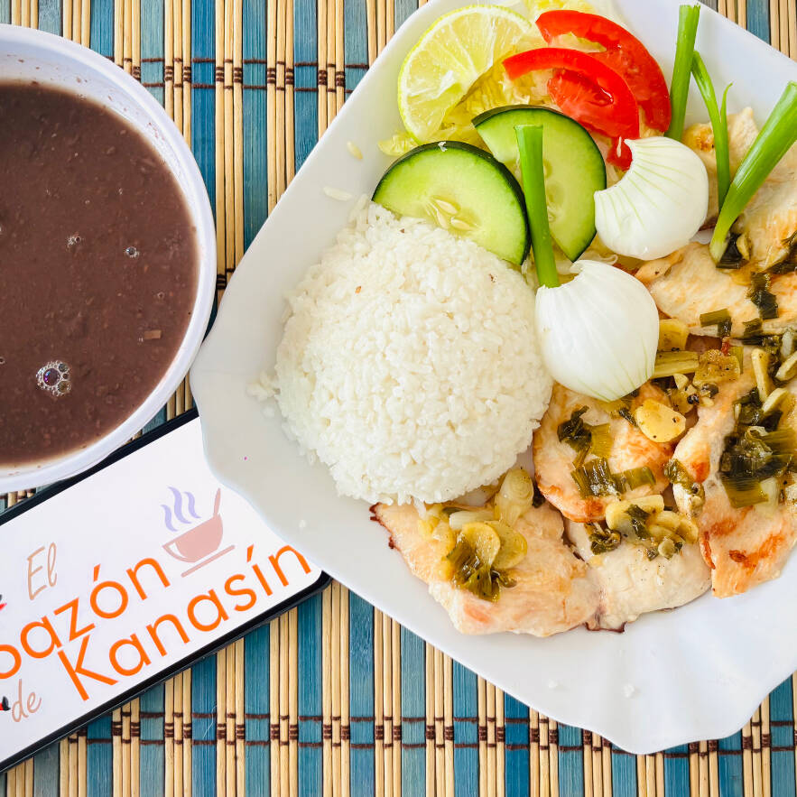Orden entera Pechuga al Mojo de Ajo