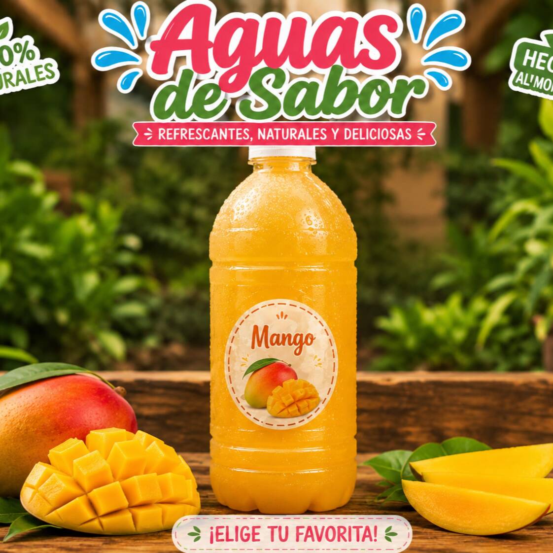 Agua de mango 1L