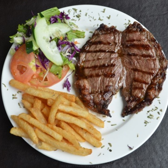 Vaquerito de Carne 300 Gr ( con Papas Francesa )