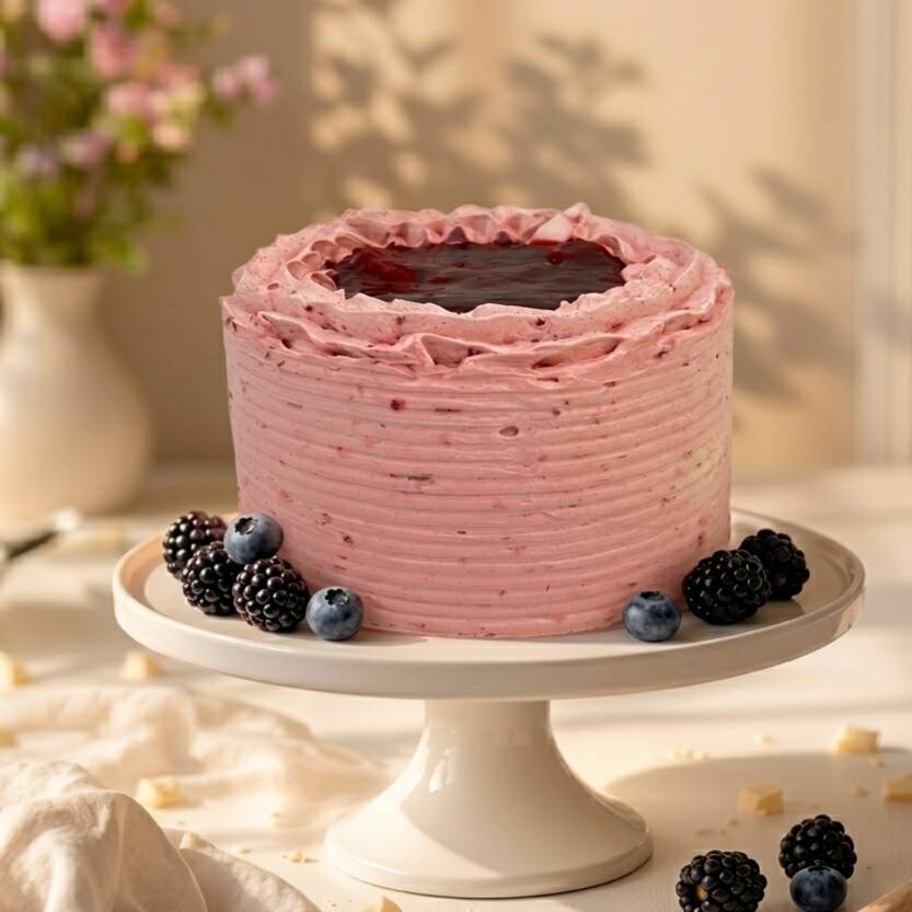 Torta de frutos del bosque